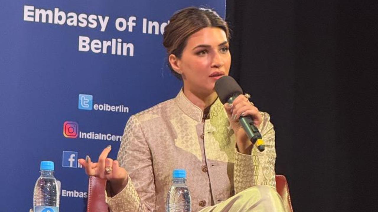 Kriti Sanon becomes first Indian actress to address World Health Summit
